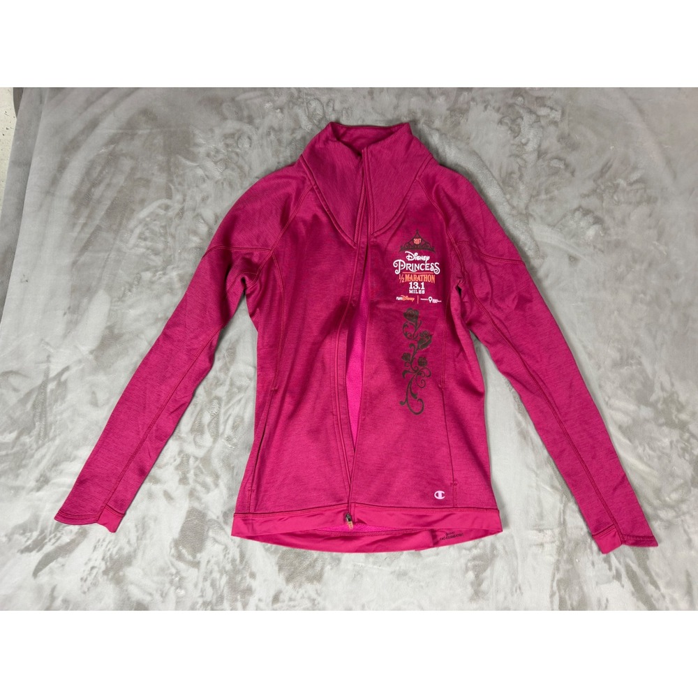 Champion Disney Princess Half Marathon 2017 Pink Duofold Warm CTRL Jacket Medium